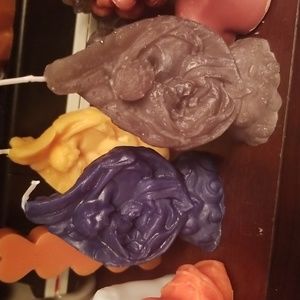 Mary Joseph & Jesus Candle Twilight Forest Scent 3" Handcrafted